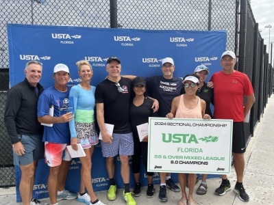 Mixed 55 & Over 8.0 Champs: Pinellas County