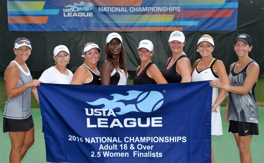 The USTA League Nationals women's 2.5 runners-up from Jacksonville