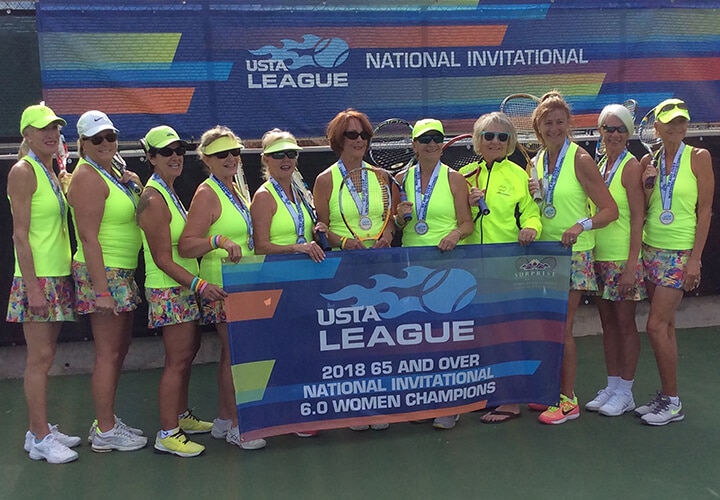 Naples Women's 65 & Over Tennis Team Wins USTA National League